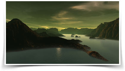 mountain sunset